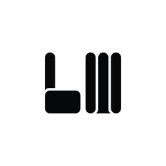 LW monogram logo design letter text name symbol monochrome logotype alphabet character simple logo
