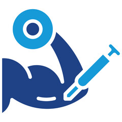 Obraz premium Steroid Injection Icon