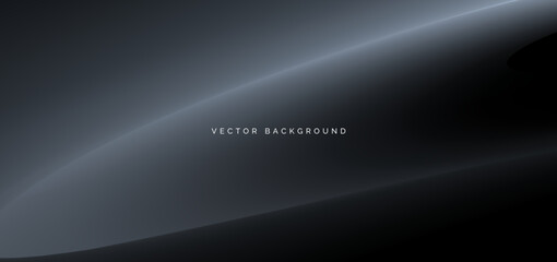 Obraz premium Grey gradient on dark background. You use can banner, brochre, presentation.