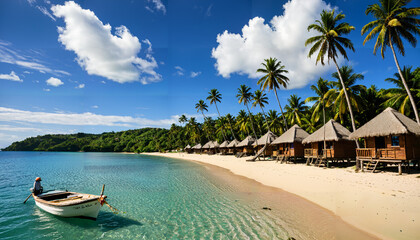 Fototapeta premium le paradis tropical