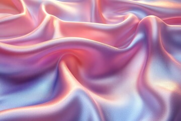 Fototapeta premium Soft, flowing fabric in pastel shades of pink and lilac.