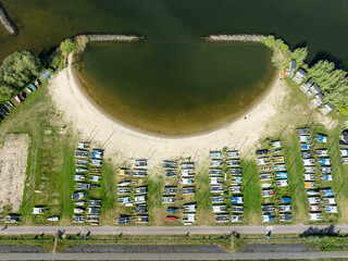 catamarans on a beach