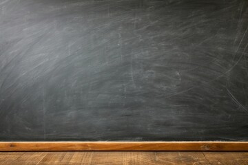 Used Blackboard with Wooden Bottom