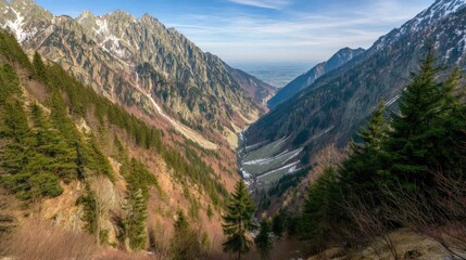 view from the top of the mountain