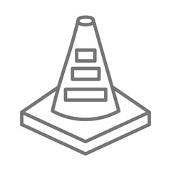 Construction Cone icon design