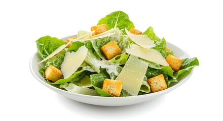Caesar Salad with Romaine Lettuce, Croutons, and Parmesan Cheese