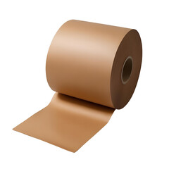 roll of tape paper isolated on white