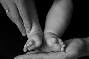 newborn baby feet