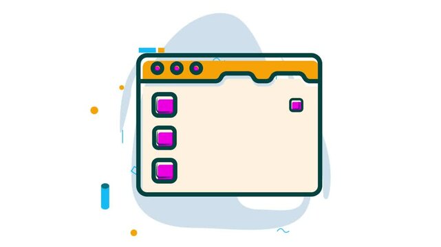 Personal AI search assistant animation, Browser Intelligent Prompt animated video, Artificial intelligence Clip, Natural Language Processing footage, Deep Machine Learning motion graphics