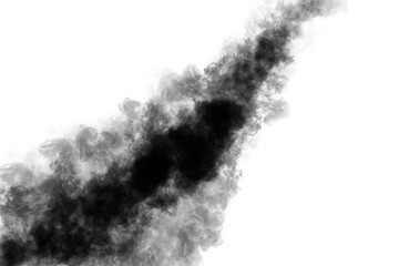 black and white smoke