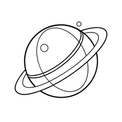 Orbitra Abstract Circle Design Line Drawing