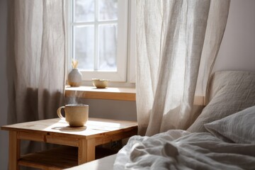 Cozy Morning Scene by the Window