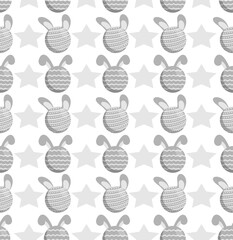 Easter Eggs Seamless Pattern