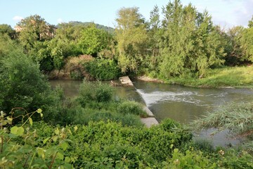 Benevento - Fiume Sabato presso la confluenza nel Fiume Calore