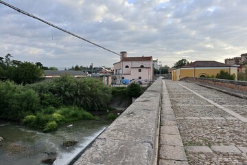 Benevento - Scorcio verso la citt&agrave; dal Ponte Leproso
