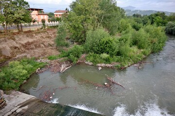 Benevento - Sponda sinistra del Fiume Sabato dal Ponte Leproso