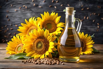 sunflower oil and sunflower