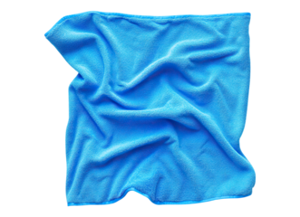 Vibrant Blue Microfiber Cloth