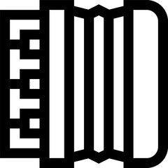 accordion illustration on a white background     