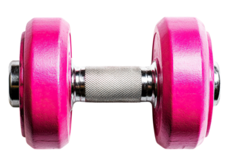 Vibrant Pink Dumbbell
