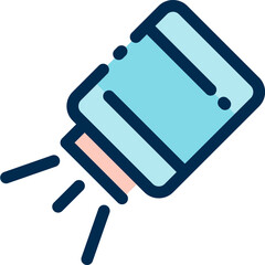 baby powder illustration on a white background    