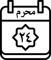 24 Muharram Icon 
