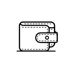 Obraz premium Innovative wallet graphic icon series in flat design with unique outlines and geometric elegance to boost digital branding