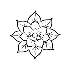 Sakura Bloom Elegant Floral Tattoo Design