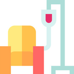 blood bag illustration on a white background     