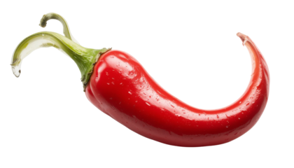 Vibrant red chili pepper culinary arts food photography bright studio background close-up view spicy flavor exploration