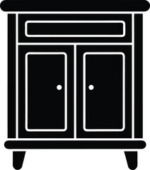 Cabinet Icon Vector Illustration
