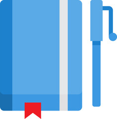 book illustration on a white background    