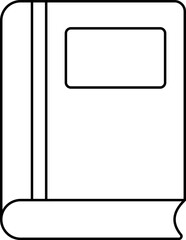 book illustration on a white background     