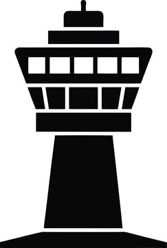 control tower icon vector illustration