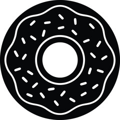 doughnut icon vector illustration