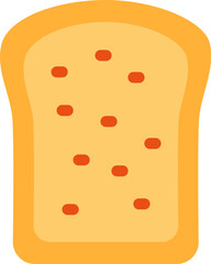 bread illustration on a white background     