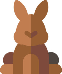 bunny illustration on a white background     