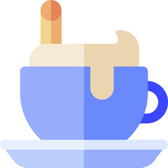 cappuccino illustration on a white background     