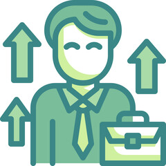 career illustration on a white background    