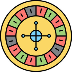 casino illustration on a white background     