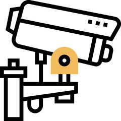 cctv illustration on a white background     