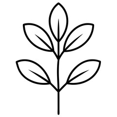 vector tree silhouette