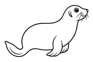Modern Seal Illustration
