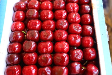 red cranberries in a bowl