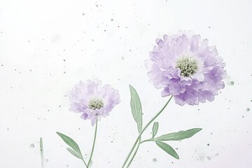 Delicate pastel flowers in soft light against a subtle background.