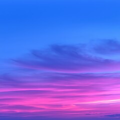 Obraz premium Vibrant sunset colors in a twilight sky.