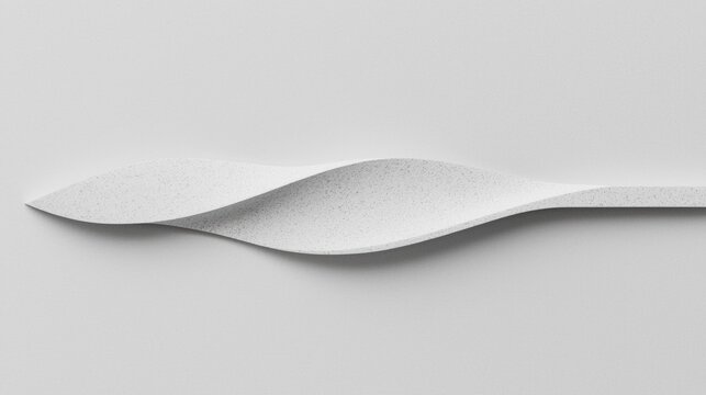 Abstract white line design on a white background.