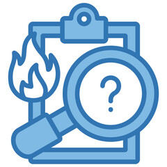 Fire Incident Investigation Icon