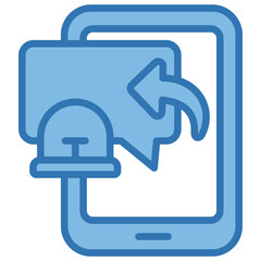 Obraz premium Notification Response Icon