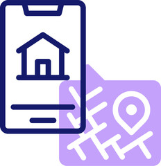 navigation illustration on a white background     